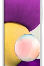 BASEY. Hoes Geschikt voor Samsung A22 5G Hoesje Shock Proof Case Hoes Siliconen - Hoesje Geschikt voor Samsung Galaxy A22 5G Hoes Cover Shockproof - Transparant