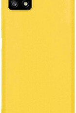 BASEY. Hoes Geschikt voor Samsung A22 4G Hoesje Siliconen Back Cover Case - Hoesje Geschikt voor Samsung Galaxy A22 4G Hoes Cover Hoesje - Geel - 2 Stuks