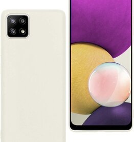 BASEY. BASEY. Samsung Galaxy A22 5G hoesje siliconen - Wit