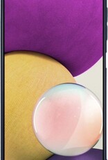 BASEY. Hoes Geschikt voor Samsung A22 5G Hoesje Siliconen Back Cover Case - Hoesje Geschikt voor Samsung Galaxy A22 5G Hoes Cover Hoesje - Donkerblauw