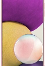 BASEY. Hoes Geschikt voor Samsung A22 5G Hoesje Siliconen Back Cover Case - Hoesje Geschikt voor Samsung Galaxy A22 5G Hoes Cover Hoesje - Roze - 2 Stuks