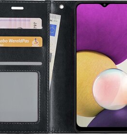 BASEY. BASEY. Samsung Galaxy A22 4G Hoesje Bookcase - Zwart