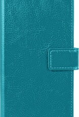 BASEY. Hoes Geschikt voor Samsung A22 4G Hoesje Bookcase Hoes Flip Case Book Cover - Hoesje Geschikt voor Samsung Galaxy A22 4G Hoes Book Case Hoesje - Turquoise