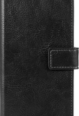 BASEY. Hoes Geschikt voor Samsung A22 5G Hoesje Bookcase Hoes Flip Case Book Cover - Hoesje Geschikt voor Samsung Galaxy A22 5G Hoes Book Case Hoesje - Zwart