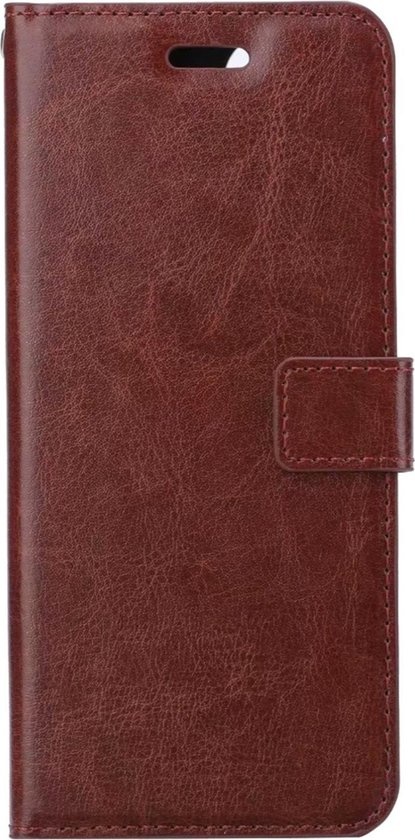 BASEY. Hoes Geschikt voor Samsung A22 5G Hoesje Bookcase Hoes Flip Case Book Cover - Hoesje Geschikt voor Samsung Galaxy A22 5G Hoes Book Case Hoesje - Bruin