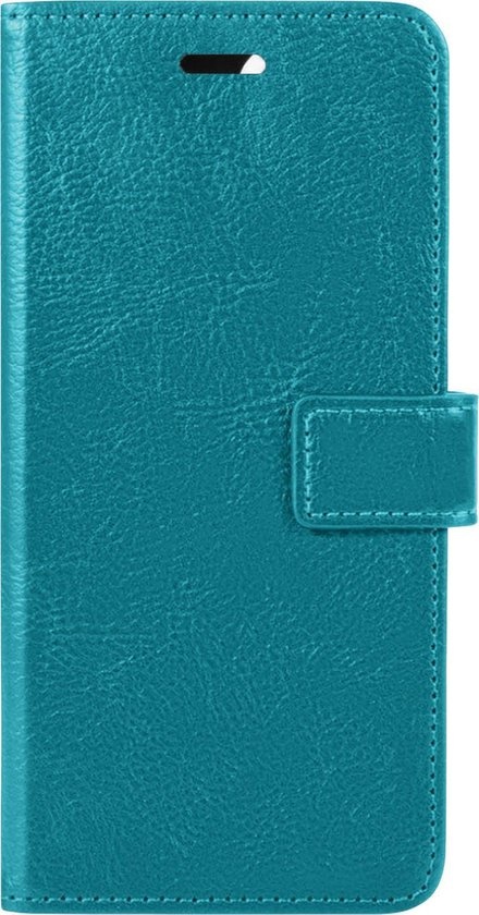 BASEY. Hoes Geschikt voor Samsung A22 5G Hoesje Bookcase Hoes Flip Case Book Cover - Hoesje Geschikt voor Samsung Galaxy A22 5G Hoes Book Case Hoesje - Turquoise