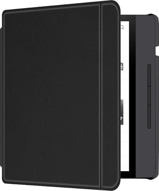 BASEY. Hoes Geschikt voor Tolino Vision 5 Hoesje Bookcase Cover Hoes - Hoesje Geschikt voor Tolino Vision 5 Hoes Cover Case - Zwart
