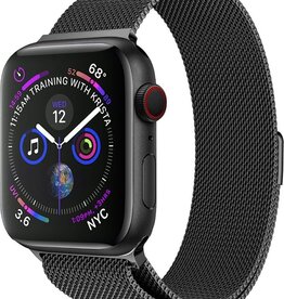 BASEY. BASEY. Apple Watch Bandje Milanees (38/40 mm) - Zwart