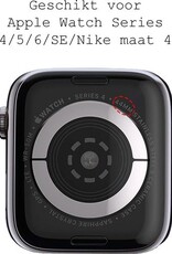 BASEY. Milanees Bandje Geschikt voor Apple Watch 42/44/45 mm Milanees Bandje - Band Geschikt voor Apple Watch 42/44/45 mm Met Magneetsluiting - Goud