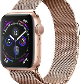 BASEY. BASEY. Apple Watch Bandje Milanees (42/44 mm) - Rose Goud