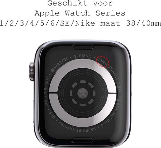 BASEY. Milanees Bandje Geschikt voor Apple Watch 38/40/41 mm Milanees Bandje - Band Geschikt voor Apple Watch 38/40/41 mm Met Magneetsluiting - Zwart & Rose Goud