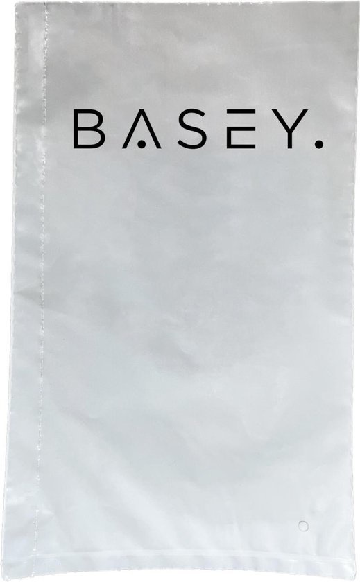 BASEY. Milanees Bandje Geschikt voor Apple Watch 42/44/45 mm Milanees Bandje - Band Geschikt voor Apple Watch 42/44/45 mm Met Magneetsluiting - Zwart & Goud