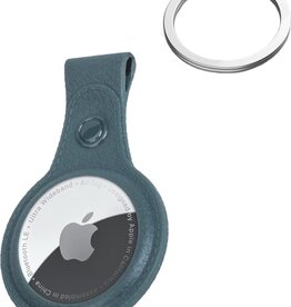 BASEY. BASEY. AirTag Hoesje Leer - Donkergroen