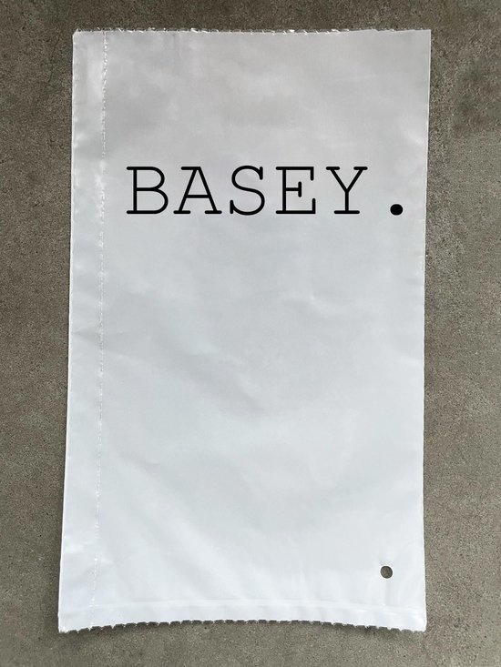 BASEY. Hoesje Geschikt voor Apple AirTag-Sleutelhanger Hoesje Leer - Sleutelhanger Hoes Hoesje Geschikt voor Apple AirTag Case - Wit - 2-Stuks