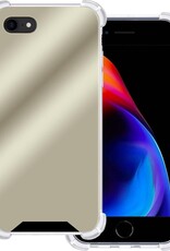 BASEY. Hoes Geschikt voor iPhone 8 Hoesje Shock Proof Case Hoes Siliconen - Hoesje Geschikt voor iPhone 8 Hoes Cover Shockproof - Goud