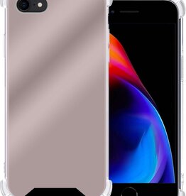 BASEY. BASEY. iPhone SE 2020 Spiegel hoesje - Rose Goud