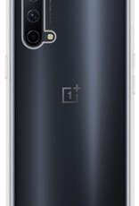BASEY. Hoes Geschikt voor OnePlus Nord CE Hoesje Shock Proof Case Hoes Siliconen - Hoesje Geschikt voor OnePlus Nord CE Hoes Cover Shockproof - Transparant - 2 Stuks