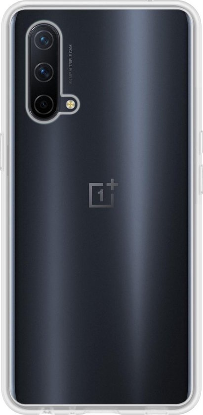 BASEY. Hoes Geschikt voor OnePlus Nord CE Hoesje Siliconen Back Cover Case - Hoesje Geschikt voor OnePlus Nord CE Hoes Cover Hoesje - Transparant