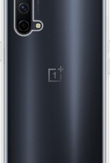 BASEY. Hoes Geschikt voor OnePlus Nord CE Hoesje Siliconen Back Cover Case - Hoesje Geschikt voor OnePlus Nord CE Hoes Cover Hoesje - Transparant - 2 Stuks