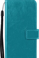 BASEY. Hoes Geschikt voor OnePlus Nord CE Hoesje Bookcase Hoes Flip Case Book Cover - Hoesje Geschikt voor OnePlus Nord CE Hoes Book Case Hoesje - Turquoise