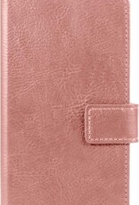 BASEY. Hoes Geschikt voor OnePlus Nord CE Hoesje Bookcase Hoes Flip Case Book Cover - Hoesje Geschikt voor OnePlus Nord CE Hoes Book Case Hoesje - Rosé goud