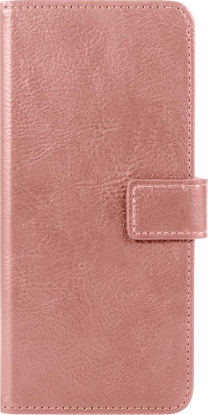 BASEY. Hoes Geschikt voor OnePlus Nord CE Hoesje Bookcase Hoes Flip Case Book Cover - Hoesje Geschikt voor OnePlus Nord CE Hoes Book Case Hoesje - Rosé goud