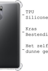 BASEY. Hoes Geschikt voor Redmi Note 10S Hoesje Shock Proof Case Hoes Siliconen - Hoesje Geschikt voor Redmi Note 10S Hoes Cover Shockproof - Transparant