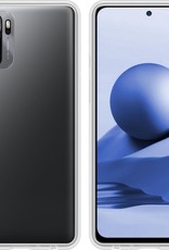 BASEY. Hoes Geschikt voor Redmi Note 10S Hoesje Siliconen Back Cover Case - Hoesje Geschikt voor Redmi Note 10S Hoes Cover Hoesje - Transparant