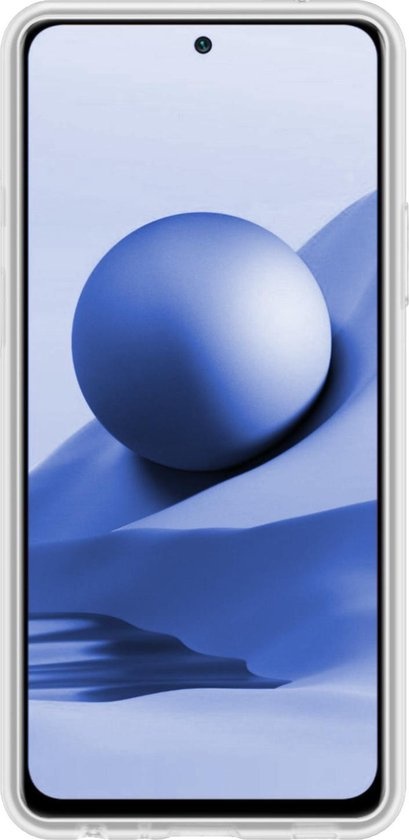 BASEY. Hoes Geschikt voor Redmi Note 10S Hoesje Siliconen Back Cover Case - Hoesje Geschikt voor Redmi Note 10S Hoes Cover Hoesje - Transparant