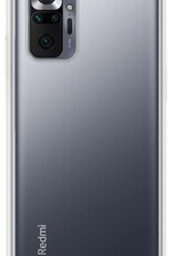 BASEY. Hoes Geschikt voor Xiaomi Redmi Note 10 Pro Hoesje Shock Proof Case Hoes Siliconen - Hoesje Geschikt voor Xiaomi Redmi Note 10 Pro Hoes Cover Shockproof - Transparant - 2 Stuks