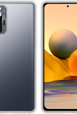 BASEY. Hoes Geschikt voor Xiaomi Redmi Note 10 Pro Hoesje Siliconen Back Cover Case - Hoesje Geschikt voor Xiaomi Redmi Note 10 Pro Hoes Cover Hoesje - Transparant