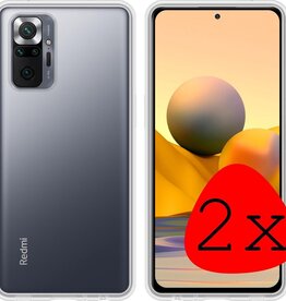BASEY. BASEY. Xiaomi Note 10 Pro hoesje siliconen - Transparant - 2 PACK