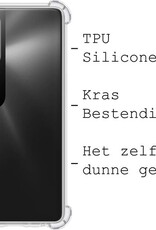 BASEY. Hoes Geschikt voor Poco M3 Pro Hoesje Shock Proof Case Hoes Siliconen - Hoesje Geschikt voor Xiaomi Poco M3 Pro Hoes Cover Shockproof - Transparant