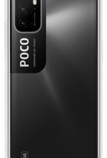 BASEY. Hoes Geschikt voor Poco M3 Pro Hoesje Shock Proof Case Hoes Siliconen - Hoesje Geschikt voor Xiaomi Poco M3 Pro Hoes Cover Shockproof - Transparant