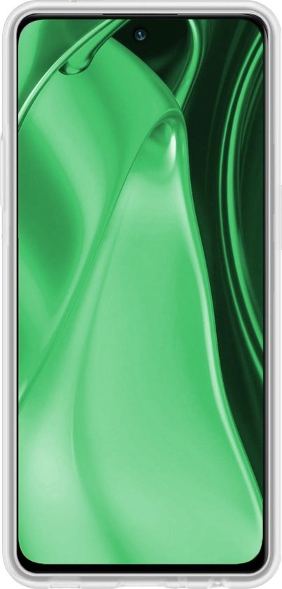BASEY. Hoes Geschikt voor Poco M3 Pro Hoesje Siliconen Back Cover Case - Hoesje Geschikt voor Xiaomi Poco M3 Pro Hoes Cover Hoesje - Transparant
