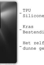 BASEY. Hoes Geschikt voor Poco M3 Pro Hoesje Siliconen Back Cover Case - Hoesje Geschikt voor Xiaomi Poco M3 Pro Hoes Cover Hoesje - Transparant