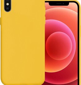 BASEY. BASEY. iPhone Xs Max hoesje siliconen - Geel