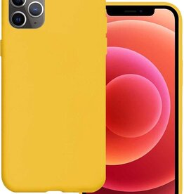 BASEY. BASEY. iPhone 11 Pro Max hoesje siliconen - Geel