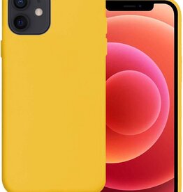 BASEY. BASEY. iPhone 12 Mini hoesje siliconen - Geel