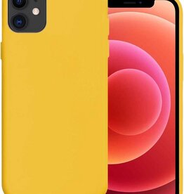 BASEY. BASEY. iPhone 12 hoesje siliconen - Geel