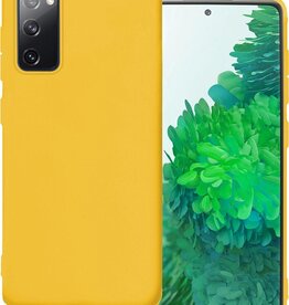 BASEY. BASEY. Samsung Galaxy S20FE hoesje siliconen - Geel