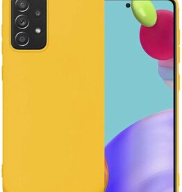 BASEY. BASEY. Samsung Galaxy A52 hoesje siliconen - Geel
