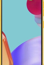BASEY. Hoes Geschikt voor Samsung A52 Hoesje Siliconen Back Cover Case - Hoesje Geschikt voor Samsung Galaxy A52 Hoes Cover Hoesje - Geel