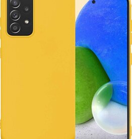 BASEY. BASEY. Samsung Galaxy A72 hoesje siliconen - Geel