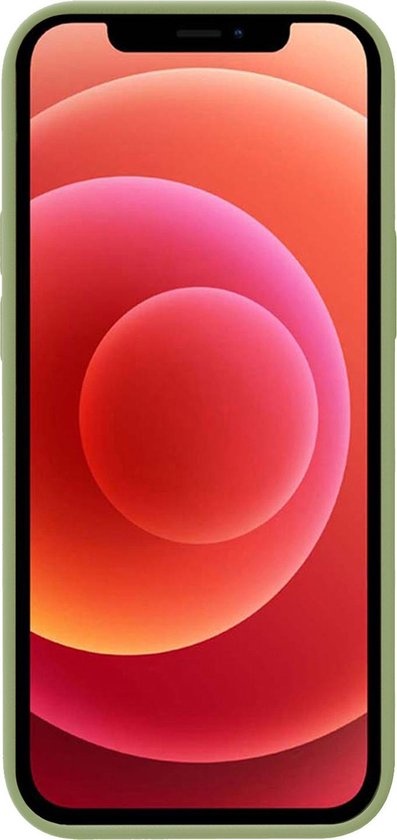 BASEY. Hoes Geschikt voor iPhone X Hoesje Siliconen Back Cover Case - Hoesje Geschikt voor iPhone X Hoes Cover Hoesje - Groen - 2 Stuks