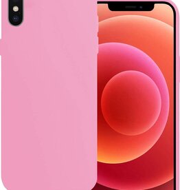BASEY. BASEY. iPhone Xs Hoesje Siliconen - Roze