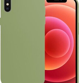 BASEY. BASEY. iPhone Xs Max Hoesje Siliconen - Groen