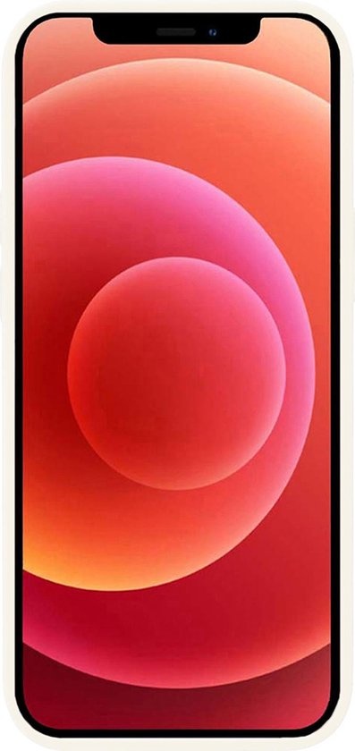 BASEY. Hoes Geschikt voor iPhone Xs Max Hoesje Siliconen Back Cover Case - Hoesje Geschikt voor iPhone Xs Max Hoes Cover Hoesje - Wit