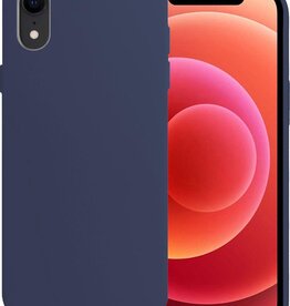 BASEY. BASEY. iPhone XR Hoesje Siliconen - Donkerblauw