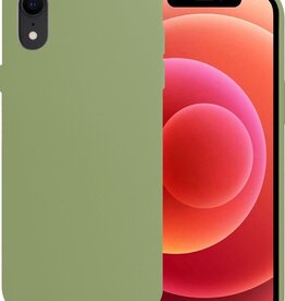 BASEY. BASEY. iPhone XR Hoesje Siliconen - Groen